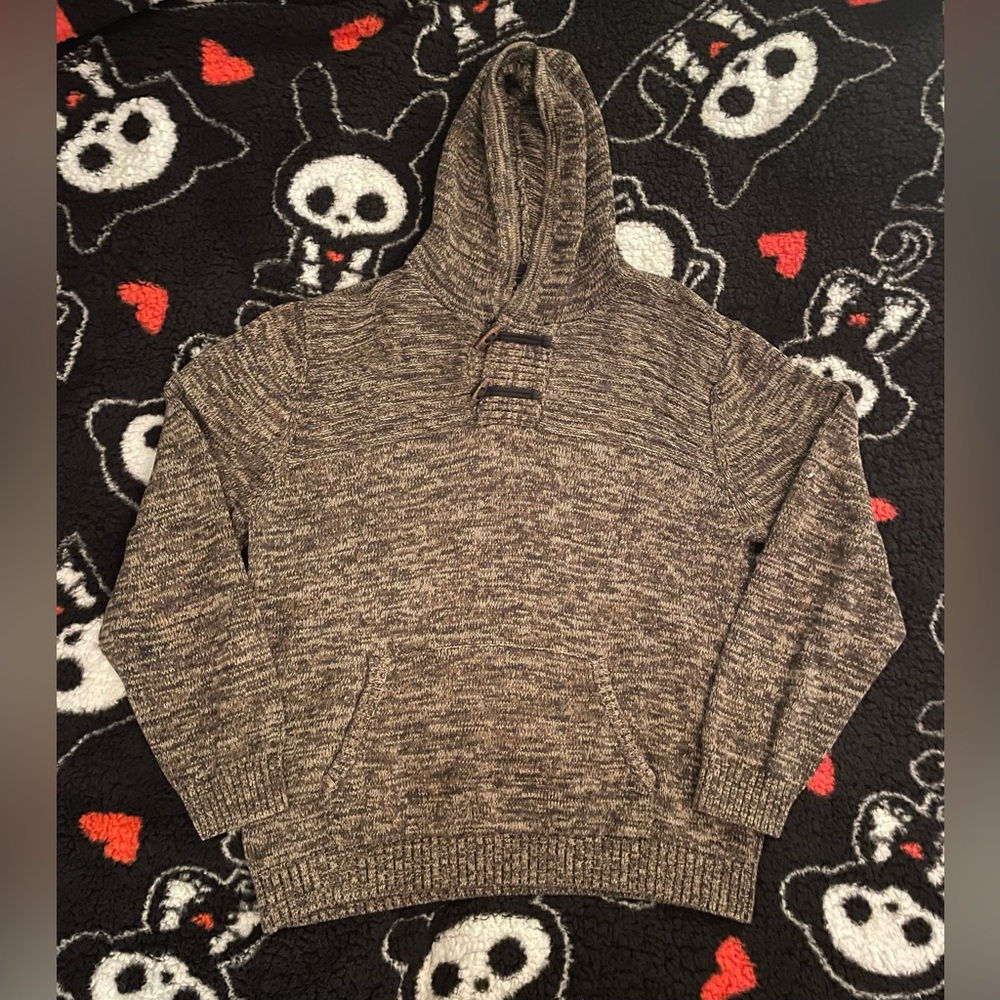 Retrofit Brown Hoodie Sweater